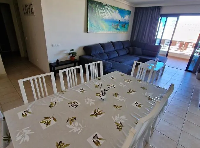Daire Large Terrace With Views On The Cliffs At Balcon De Gigantes Puerto de Santiago (Tenerife)