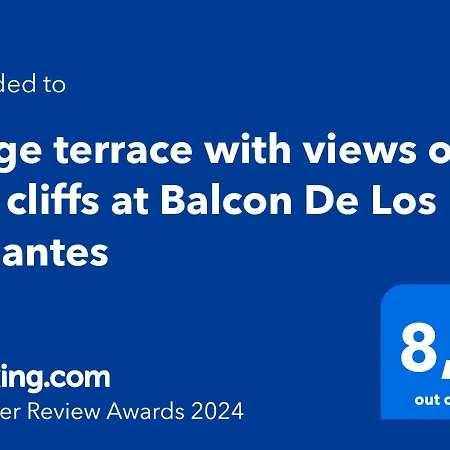 公寓 Large Terrace With Views On The Cliffs At Balcon De Gigantes *